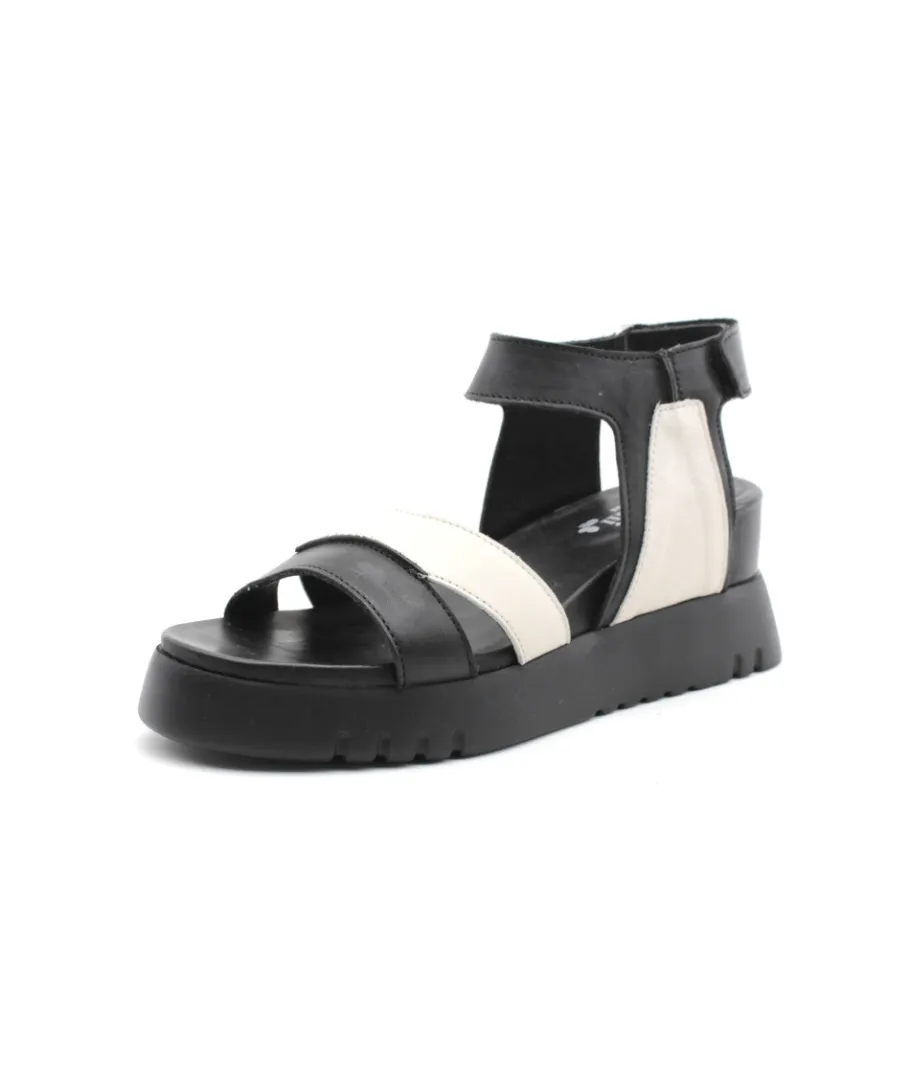 Online L'Empreinte Chaussures FELMINI D837 CALF Noir/blanc