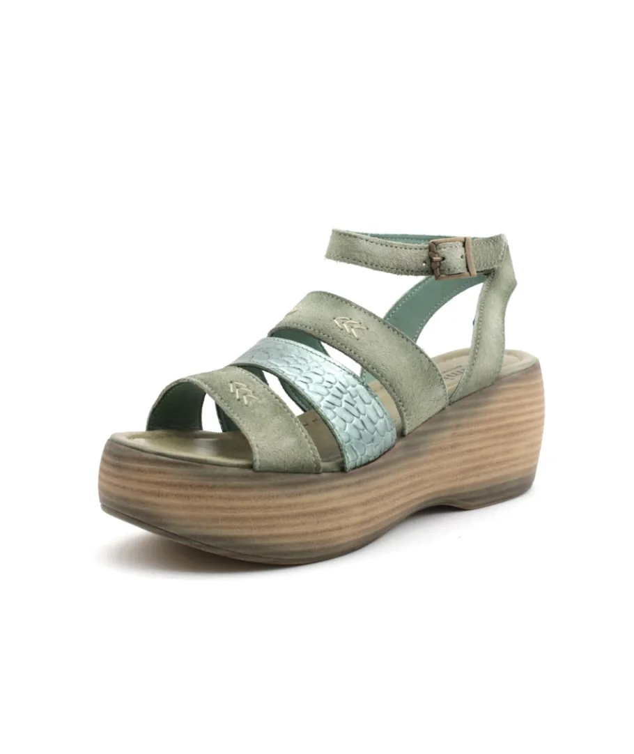 New L'Empreinte Chaussures FELMINI D806 CAMOS vert
