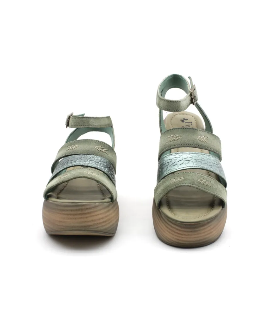 New L'Empreinte Chaussures FELMINI D806 CAMOS vert