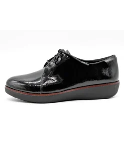 Fashion L'Empreinte Chaussures FITFLOP DERBY CRINKLE noir
