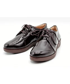 Clearance L'Empreinte Chaussures FITFLOP DERBY CRINKLE prune
