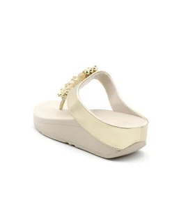 New L'Empreinte Chaussures FITFLOP FINO BAUBLE BEAD platine