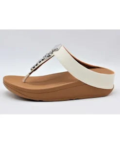 Best Sale L'Empreinte Chaussures FITFLOP FINO CIRCLE TOE THONG ivoire
