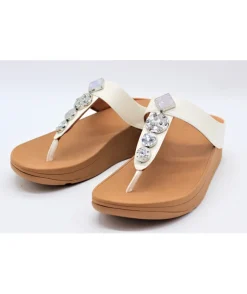 Best Sale L'Empreinte Chaussures FITFLOP FINO CIRCLE TOE THONG ivoire