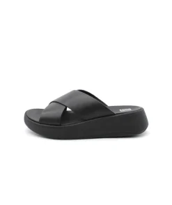 Shop L'Empreinte Chaussures FITFLOP F-MODE LEATHER noir