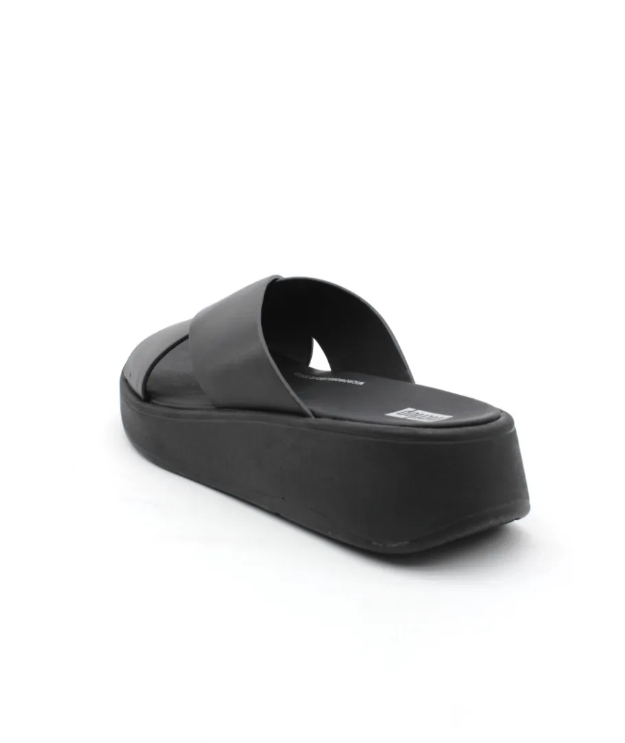 Shop L'Empreinte Chaussures FITFLOP F-MODE LEATHER noir