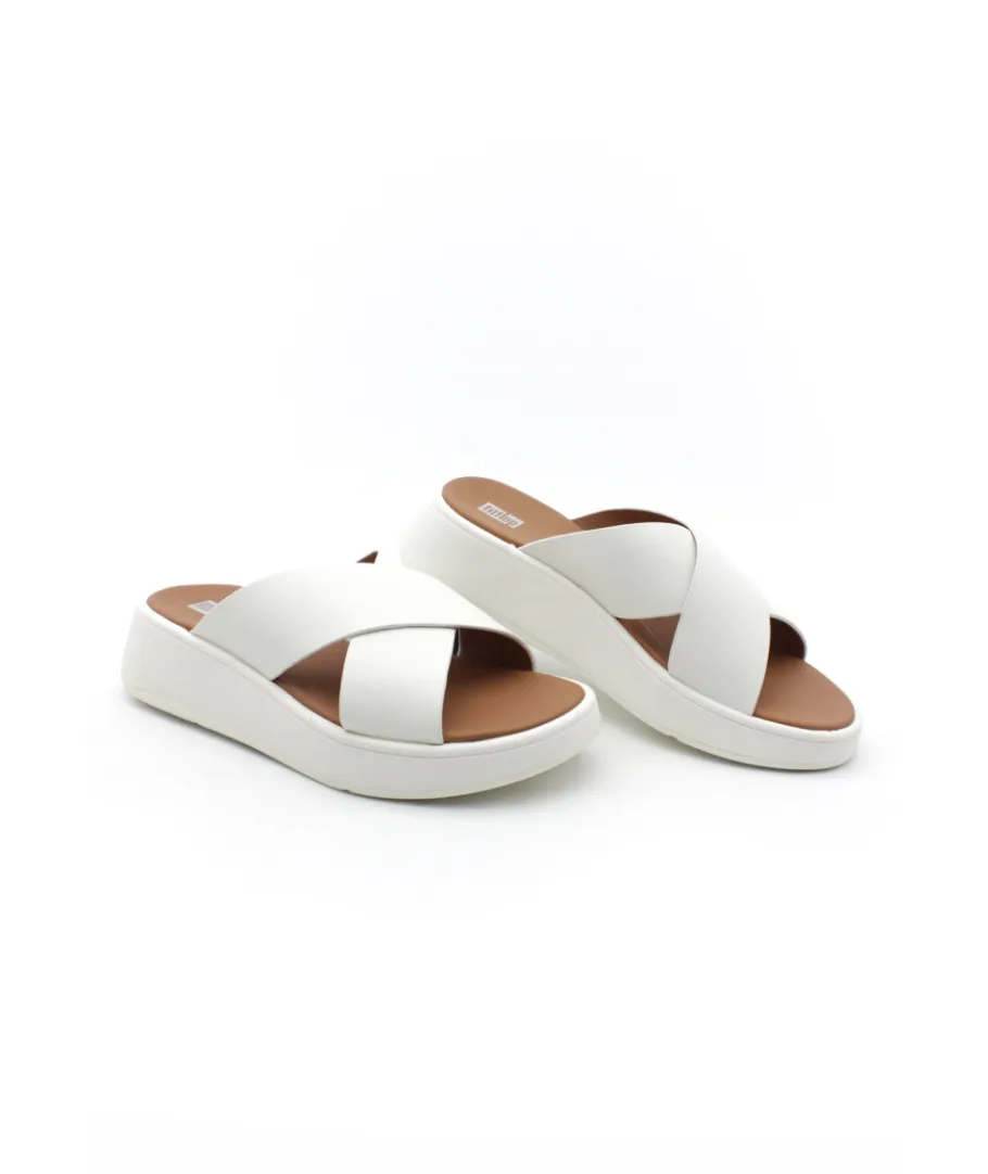 Outlet L'Empreinte Chaussures FITFLOP F-MODE LEATHER CREME
