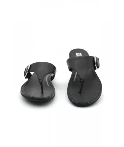 Shop L'Empreinte Chaussures FITFLOP GRACIE TOE POST noir