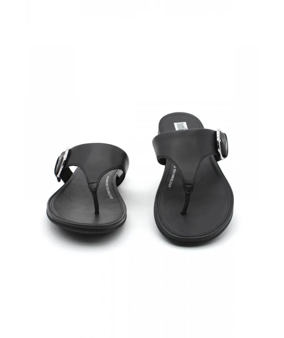 Shop L'Empreinte Chaussures FITFLOP GRACIE TOE POST noir