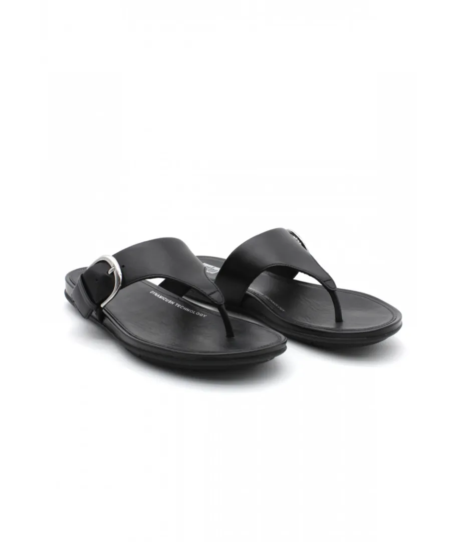 Shop L'Empreinte Chaussures FITFLOP GRACIE TOE POST noir