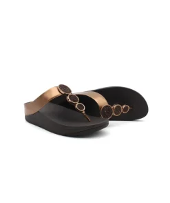 Cheap L'Empreinte Chaussures FITFLOP HALO BEAD CIRCLE bronze