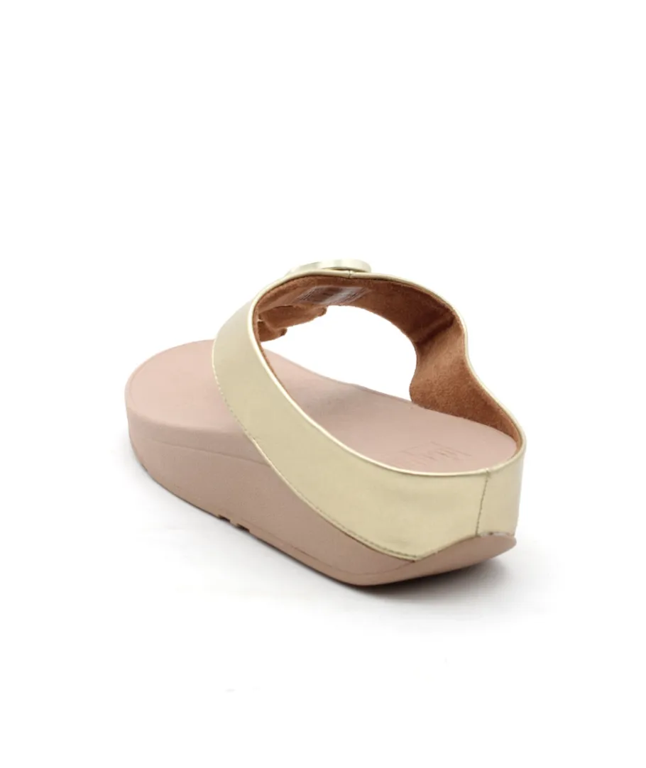 Discount L'Empreinte Chaussures FITFLOP HALO TOE POST platine