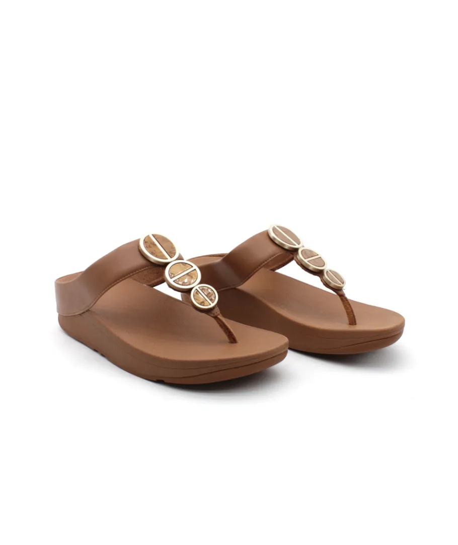 Best Sale L'Empreinte Chaussures FITFLOP HALO TOE POST tan