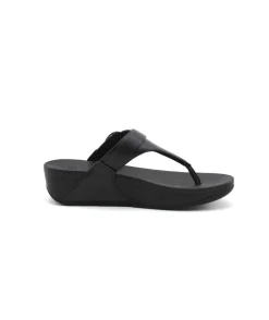 Shop L'Empreinte Chaussures FITFLOP LULU ADJUSTABLE LEATHER noir