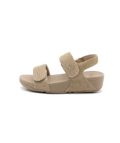 Fashion L'Empreinte Chaussures FITFLOP LULU ADJUSTABLE SHIMMERLUX beige