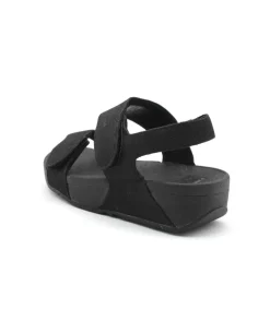 New L'Empreinte Chaussures FITFLOP LULU ADJUSTABLE SHIMMERLUX noir