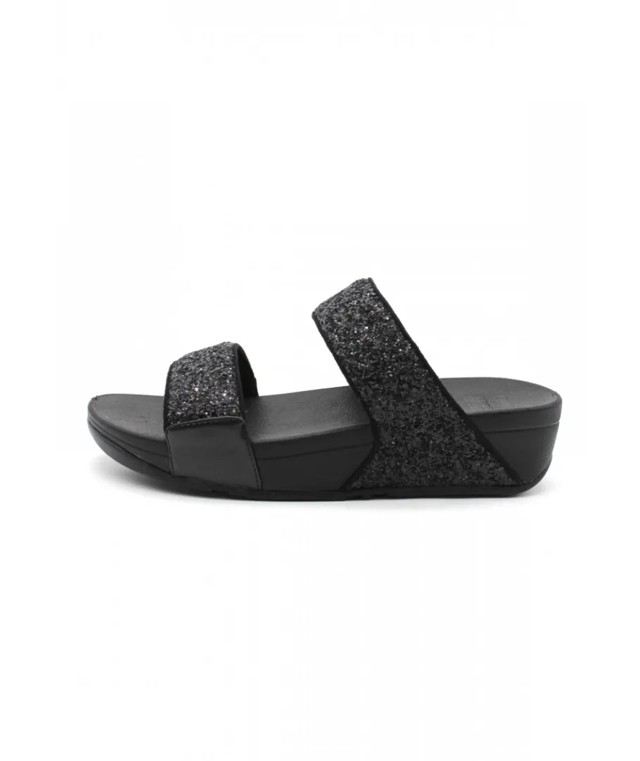 Flash Sale L'Empreinte Chaussures FITFLOP LULU GLITTER SLIDES noir