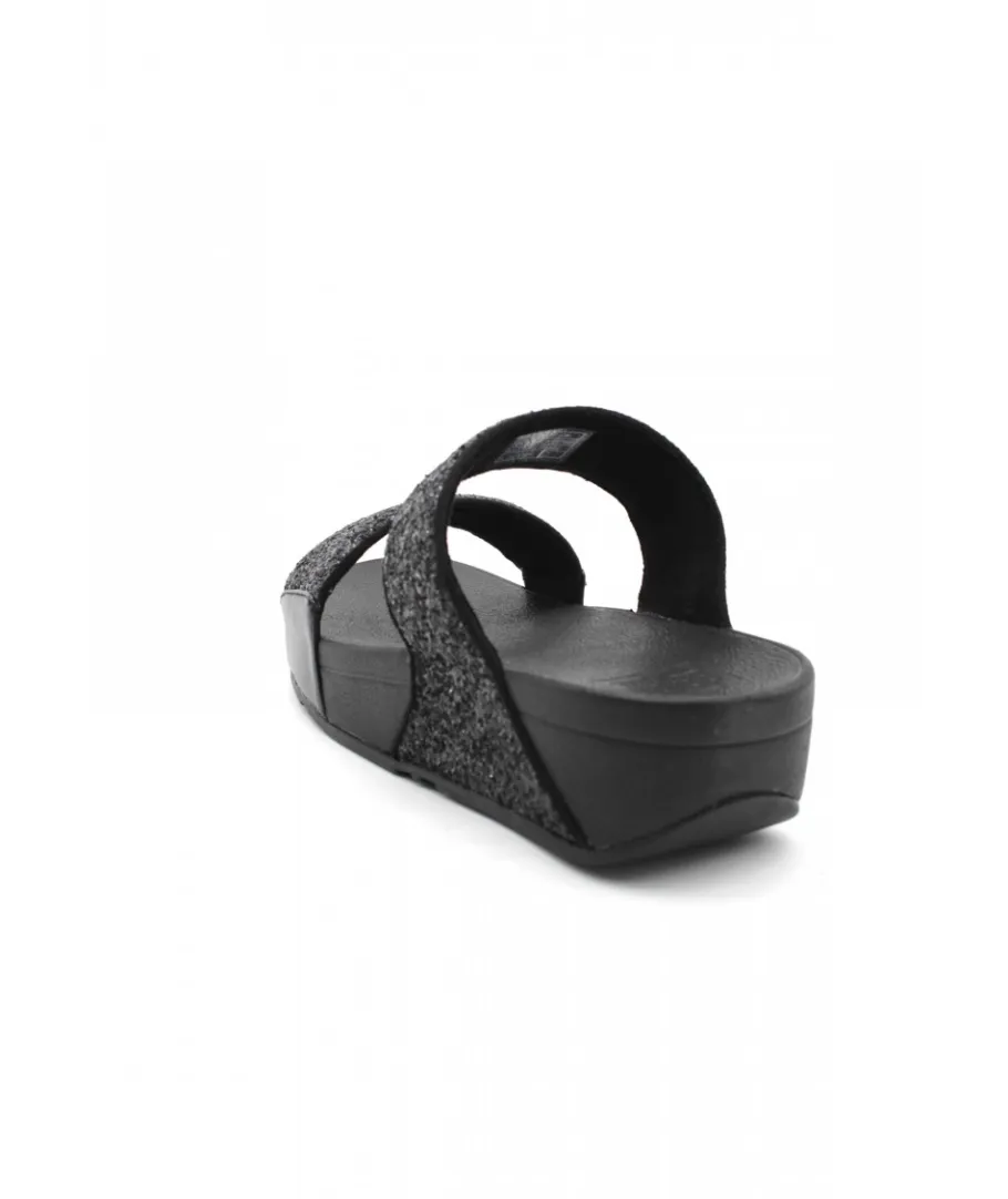 Flash Sale L'Empreinte Chaussures FITFLOP LULU GLITTER SLIDES noir