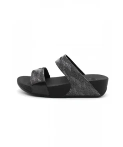 Shop L'Empreinte Chaussures FITFLOP LULU GLITZ SLIDES noir