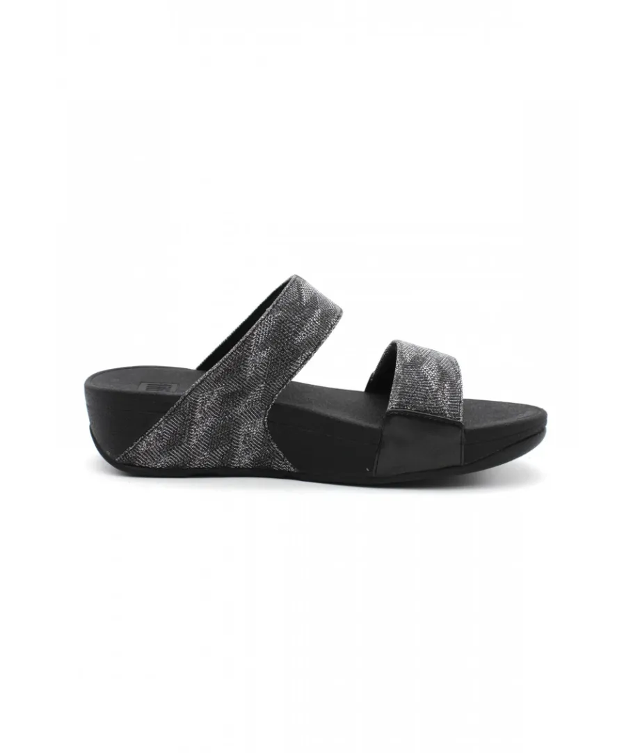 Shop L'Empreinte Chaussures FITFLOP LULU GLITZ SLIDES noir
