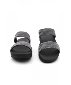 Shop L'Empreinte Chaussures FITFLOP LULU GLITZ SLIDES noir