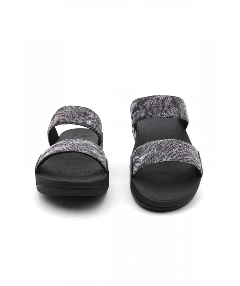 Shop L'Empreinte Chaussures FITFLOP LULU GLITZ SLIDES noir