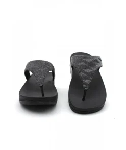 Cheap L'Empreinte Chaussures FITFLOP LULU GLITZ TOE POST noir