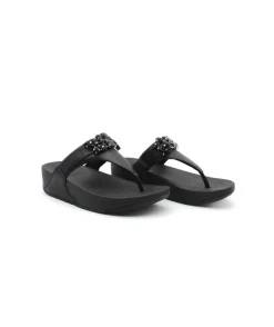Fashion L'Empreinte Chaussures FITFLOP LULU JEWEL DELUXE noir