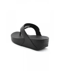 Fashion L'Empreinte Chaussures FITFLOP LULU LEATHER TOEPOST noir
