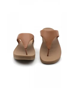 Sale L'Empreinte Chaussures FITFLOP LULU LEATHER TOEPOST marron