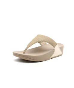 Shop L'Empreinte Chaussures FITFLOP LULU SHIMMERLUX beige