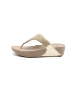 Shop L'Empreinte Chaussures FITFLOP LULU SHIMMERLUX beige