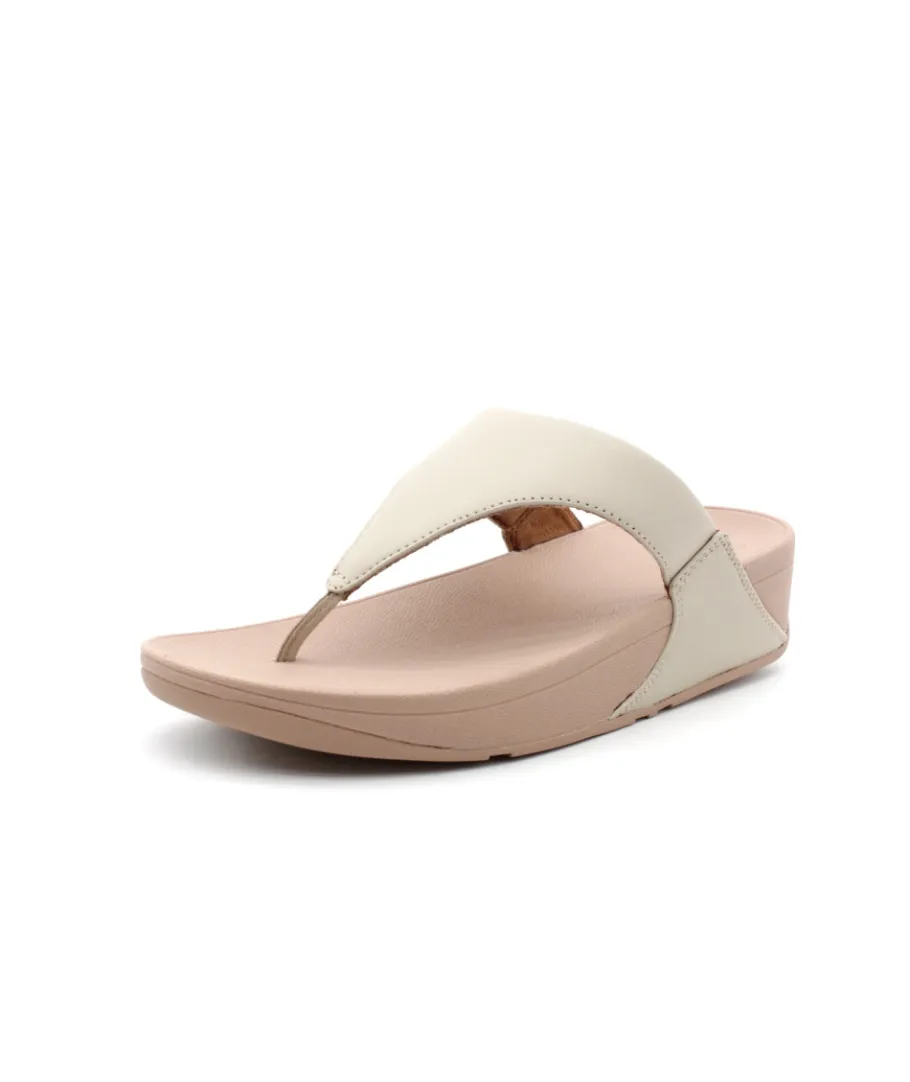 Best Sale L'Empreinte Chaussures FITFLOP LULU TOEPOST LEATHER beige
