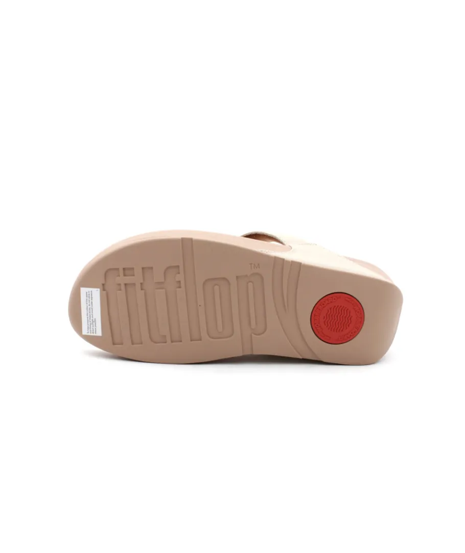 Best Sale L'Empreinte Chaussures FITFLOP LULU TOEPOST LEATHER beige
