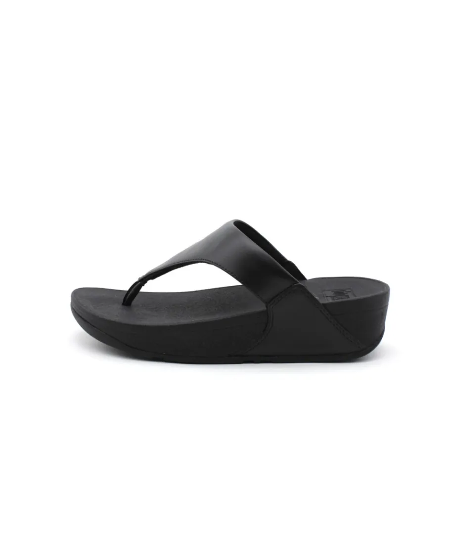 Clearance L'Empreinte Chaussures FITFLOP LULU TOEPOST LEATHER noir