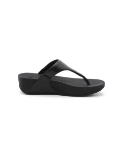 Clearance L'Empreinte Chaussures FITFLOP LULU TOEPOST LEATHER noir
