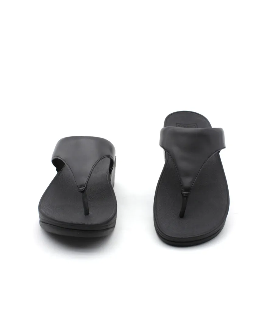 Clearance L'Empreinte Chaussures FITFLOP LULU TOEPOST LEATHER noir