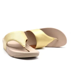 Store L'Empreinte Chaussures FITFLOP OLIVE TEXTURED GLITZ platine