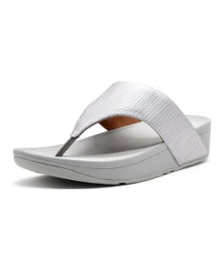 Store L'Empreinte Chaussures FITFLOP OLIVE TEXTURED GLITZ silver