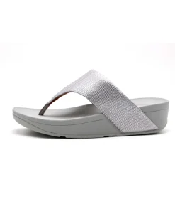 Store L'Empreinte Chaussures FITFLOP OLIVE TEXTURED GLITZ silver