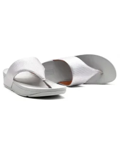 Store L'Empreinte Chaussures FITFLOP OLIVE TEXTURED GLITZ silver
