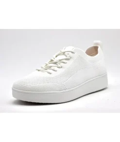 Discount L'Empreinte Chaussures FITFLOP RALLY TONAL KNIT blanc