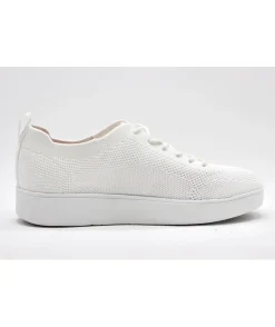 Discount L'Empreinte Chaussures FITFLOP RALLY TONAL KNIT blanc