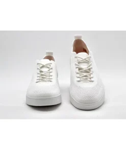 Discount L'Empreinte Chaussures FITFLOP RALLY TONAL KNIT blanc
