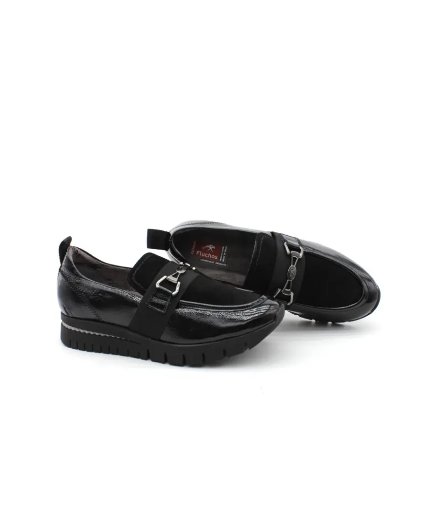 Store L'Empreinte Chaussures FLUCHOS FEMME F1811 MERYL noir