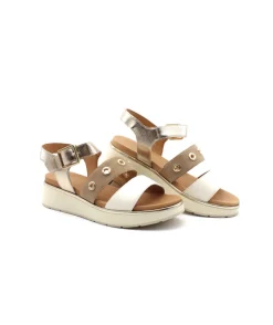 Shop L'Empreinte Chaussures FUGITIVE KINOA platine