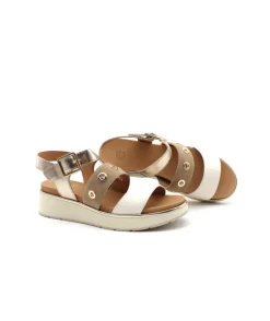 Shop L'Empreinte Chaussures FUGITIVE KINOA platine
