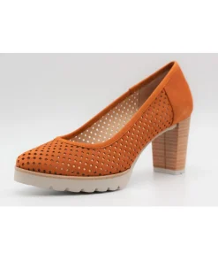 Hot L'Empreinte Chaussures GADEA ESCARPIN 40574 VELOURS CURRY