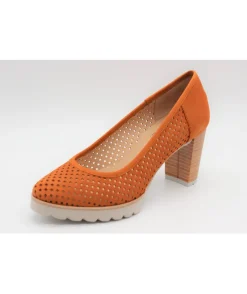 Hot L'Empreinte Chaussures GADEA ESCARPIN 40574 VELOURS CURRY