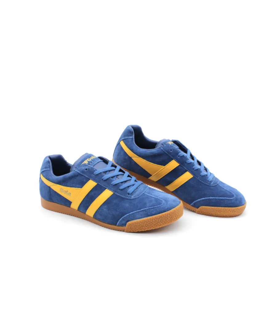 Best L'Empreinte Chaussures GOLA HARRIER SUEDE CMA192 bleu